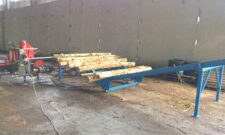 Log feeding table EL 1850H 1 x hydraulic roller