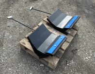 Extensions for a small loader blade, left + right