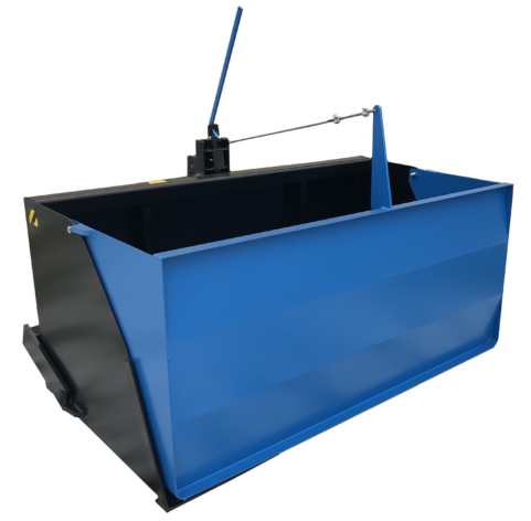 Hatch-shield for a rear digging bucket TK 2100